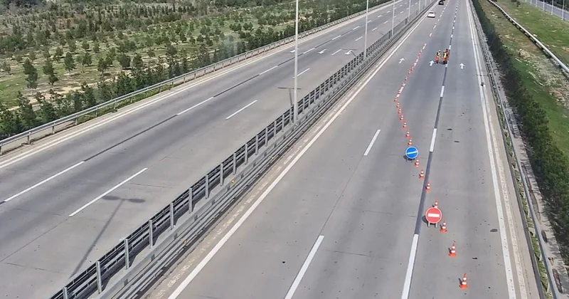 NİİM Zığ şosesində rənglənmə işləri ilə bağlı sürücülərə müraciət edib