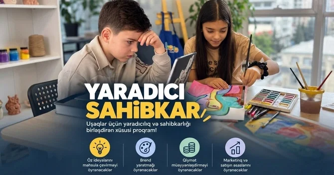 Leonardo Art School və MiniBoss Business School birgə təhsil proqramı elan etdi