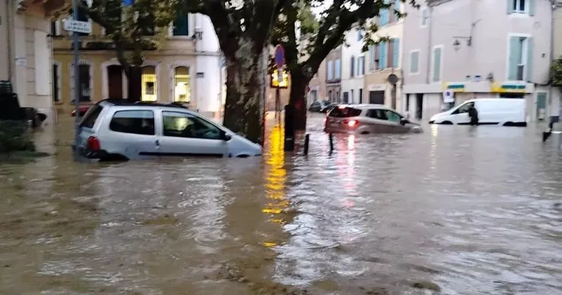 Юг Франции затоплен Видео