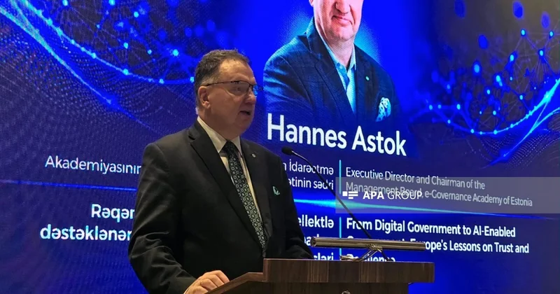 Hannes Astok: Süni intellekt agentlərinin fəaliyyətinə nəzarət gücləndirilməlidir