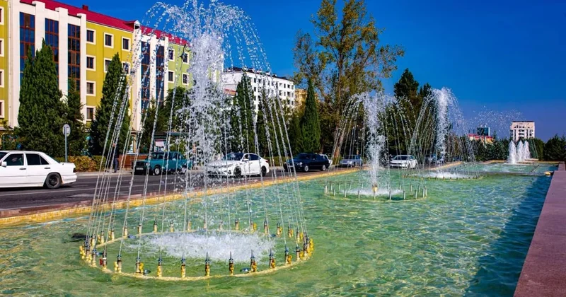 Şəmkir gözəlləşir: Heydər Əliyev prospektindəki fəvvarələrə yeni həyat verildi