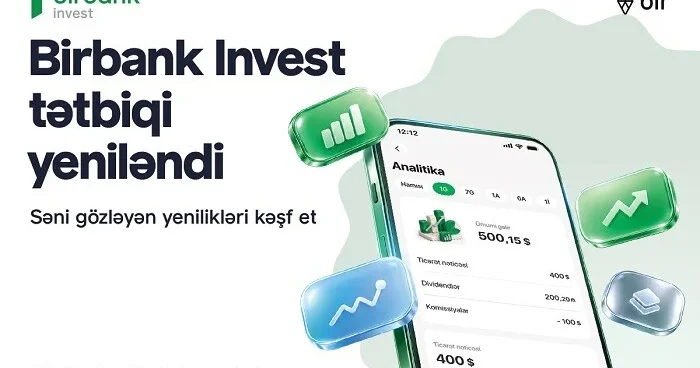 Birbank Invest yeni 2.5.0 versiyasını təqdim etdi