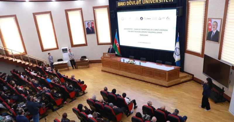 BDU nun 15 tələbəsinə universitet sənaye tərəfdaşlığı çərçivəsində təqaüd verilib