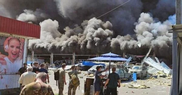 Ukrayna Donetskdə mühüm obyekti vurdu Video