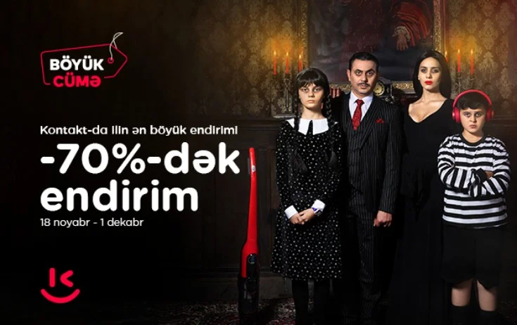 “Kontakt”da ilin ən böyük endirimləri başladı 70%dək endirim