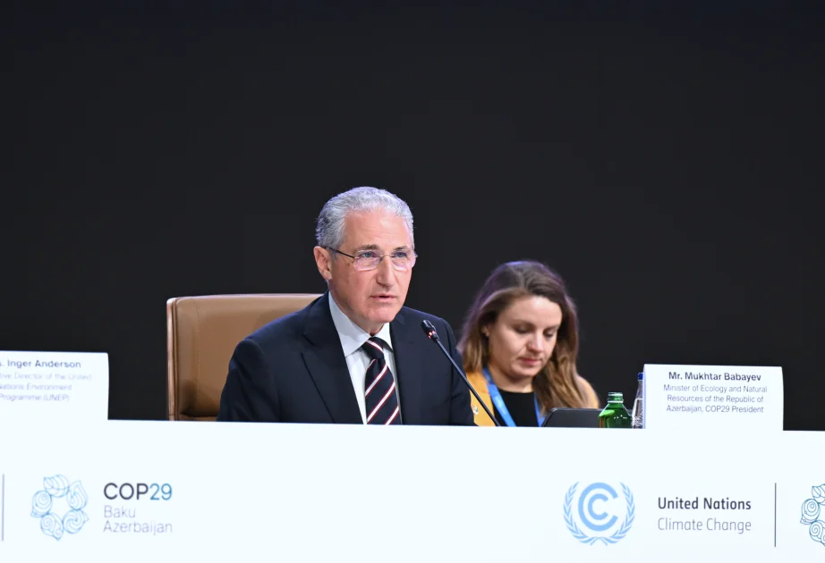 COP29un Prezidenti: Karbon emissiyalarının 70 faizi şəhərlərin payına düşür VİDEO AZƏRTAC