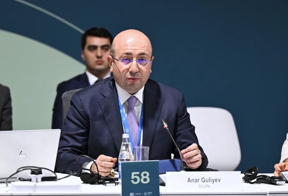 Anar Quliyev: Şəhərlər qlobal istixana qazı emissiyalarının 70 faizinə cavabdehdir, lakin onlar həm də problemin həllini təmsil edir AZƏRTAC