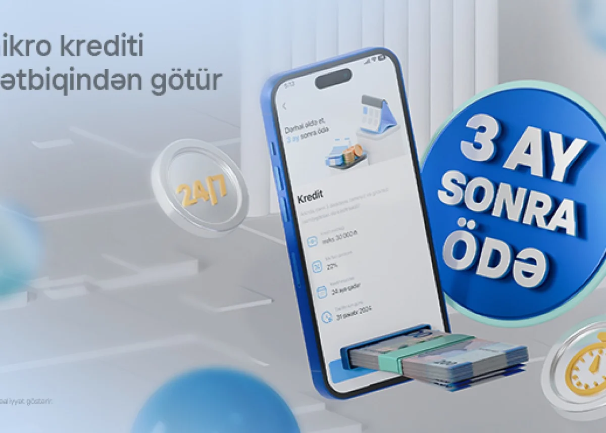 Biznes kreditinizi indi alın, 3 ay sonra ödəməyə başlayın!