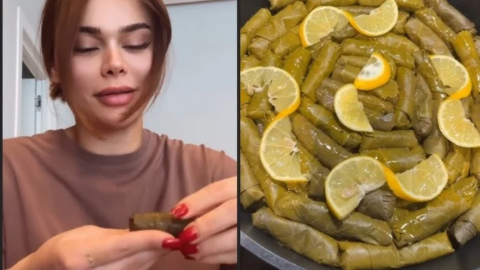 Aysun Zaura belə dolma bişirdi Video