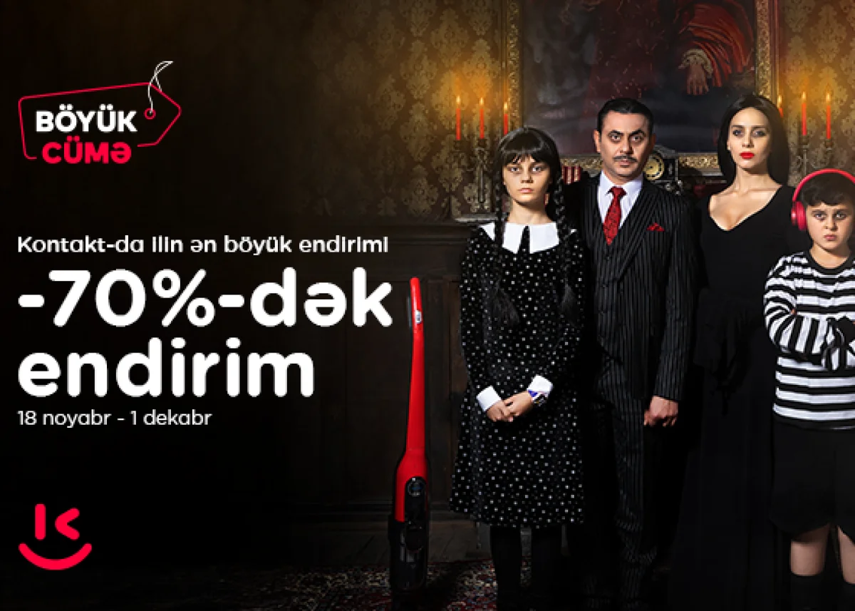 “Kontakt”da ilin ən böyük endirimləri başladı 70%DƏK ENDİRİM