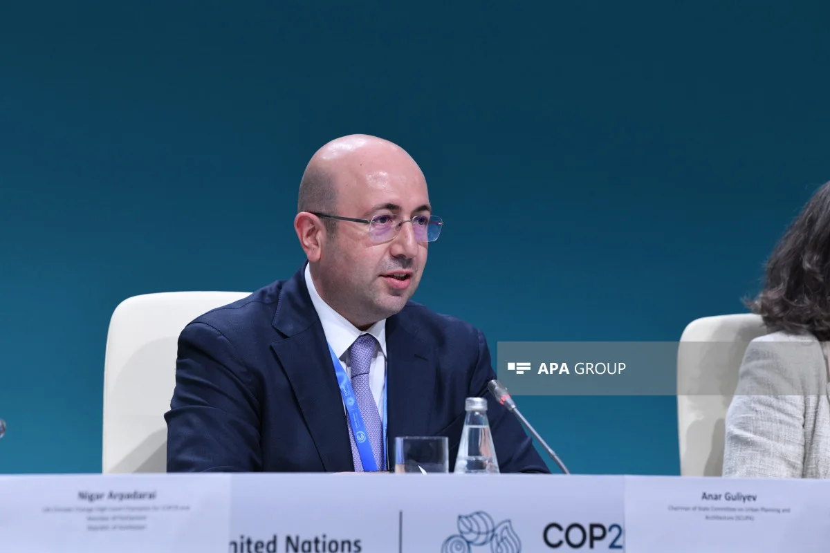 Anar Quliyev: COP29 fərqli sektorlar üzrə nazirlər arasında dialoqun aparılması üçün mükəmməl platformadır