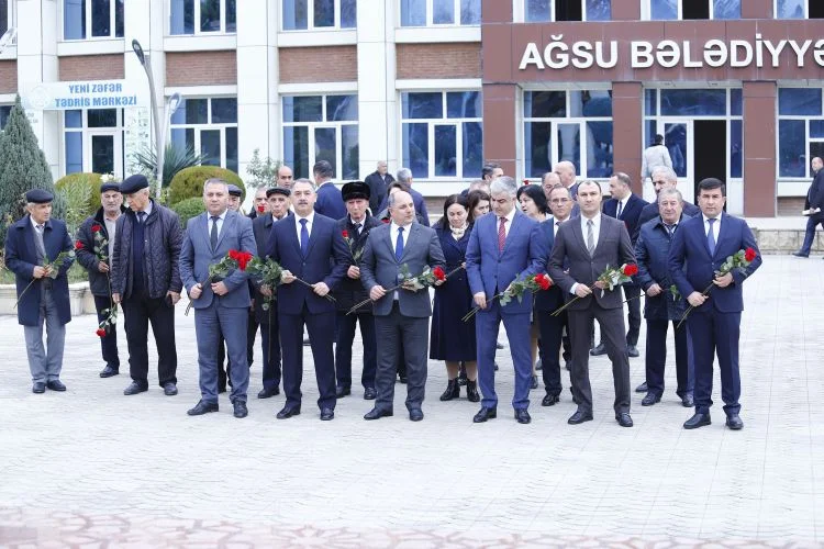 YAPın Ağsu rayon təşkilatının 31ci ildönümü münasibətilə tədbir keçirildi FOTO