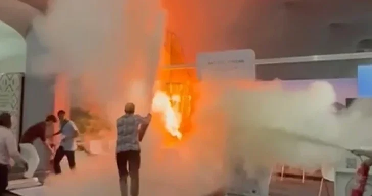 В Бразилии на COP30 произошел пожар