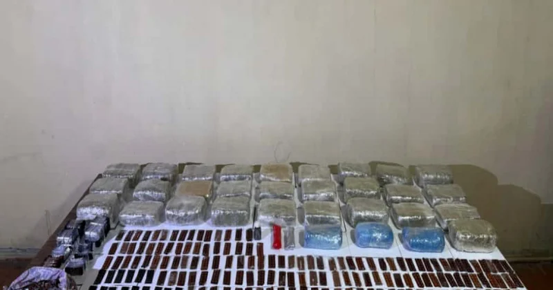 PUA ilə 33 kiloqramdan çox narkotikin ölkəmizə keçirilməsinin qarşısı alındı