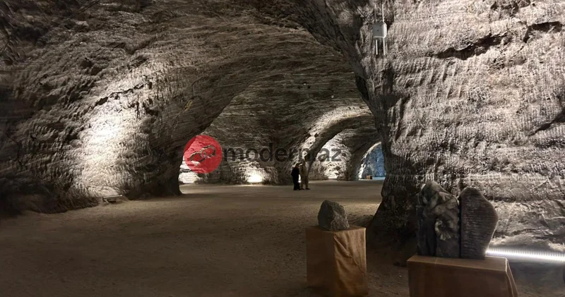 Burada sağlamlıq üçün eşşək qalıqları olan mağaraya üz tuturlar “DUZLU” FOTOREPORTAJ