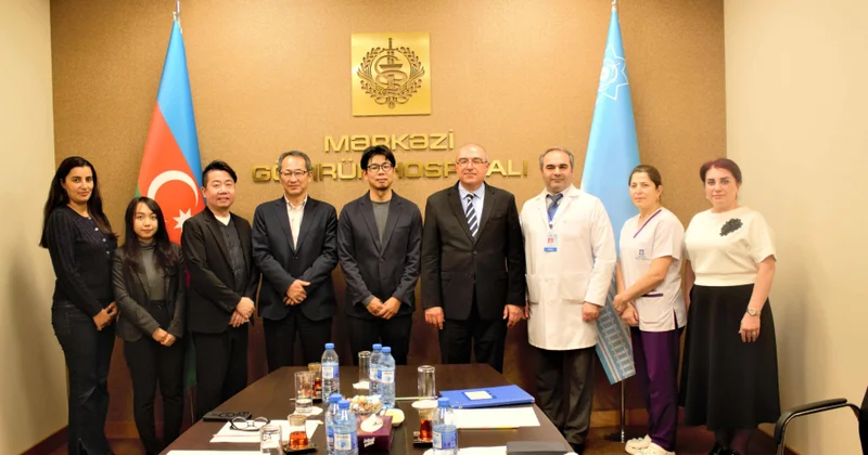 ® Mərkəzi Gömrük Hospitalında Yaponiya şirkətinin nümayəndələri ilə görüş keçirilib