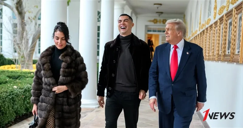 Криштиану Роналду встретился в Белом доме с Дональдом Трампом ФОТО ВИДЕО