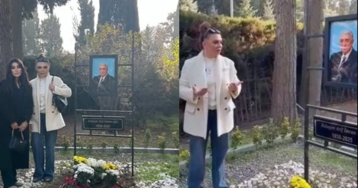 Arif Babayevin məzarından video paylaşdı