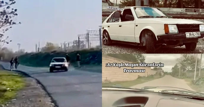 Xaçmazda vəsiqəsiz sürücü “Opel”lə riskli manevrlər edib “TikTok”da paylaşdı VİDEO