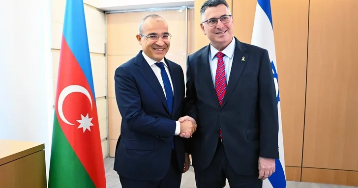 Министр экономики Азербайджана встретился с министром иностранных дел Израиля