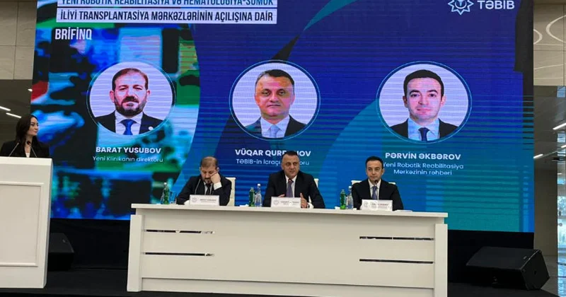 TƏBİB ildə 150 sümük iliyi transplantasiyası hədəfləyir Vüqar Qurbanov