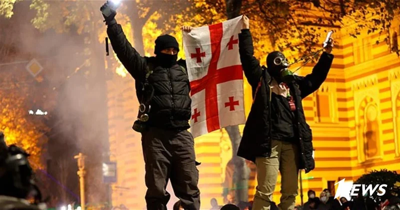 МВД Грузии задержало 13 оскорблявших полицию участников акции протеста