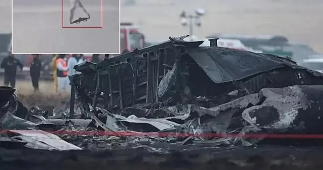 Türkiyə təyyarəsi cəmi 5 saniyəyə parça parça olub