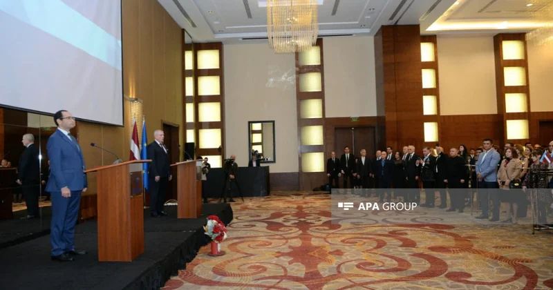 Bakıda Latviyanın Müstəqillik Günü qeyd olunub FOTO