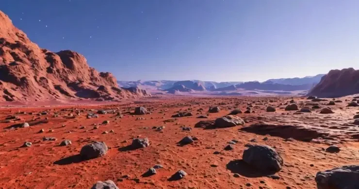 Marsda planetə aid olmayan daş tapıldı