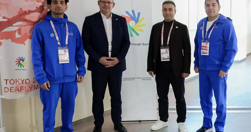 Yay Deflimpiya Oyunlarında Azərbaycana tarixi medal qazandıran idmançı ilə görüş olub