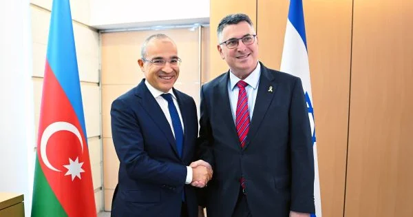 Mikayıl Cabbarov İsraildə XİN başçısı ilə görüşdü (FOTO)