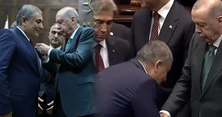 56 yaşlı bələdiyyə sədri Ərdoğanın əlini öpmək istədi