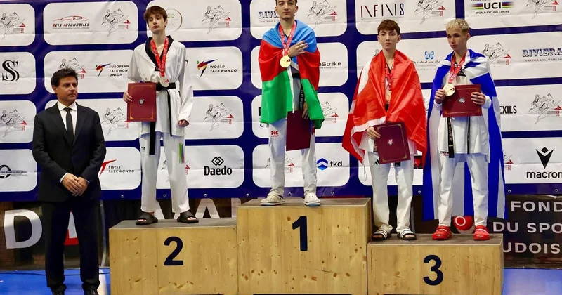 Азербайджанский таэквондит завоевал золото молодежного ЕВРО