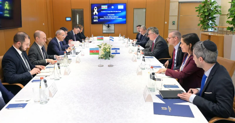 Azərbaycanla İsrail arasında iqtisadi əlaqələrin perspektivləri müzakirə olunub YENİLƏNİB
