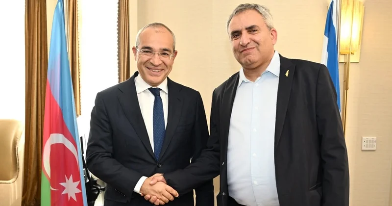 Mikayıl Cabbarov Zeev Elkin ilə görüşdü