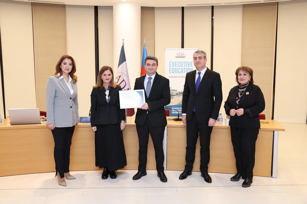 ADA Universitetinin İxtisasartırma Proqramı İqtisadiyyat Nazirliyinin Təlim Tədris Mərkəzi ilə birgə “Liderlik Bacarıqlarının İnkişafı” Proqramını yekunlaşdırıb FOTO Doğru Xəbərlər