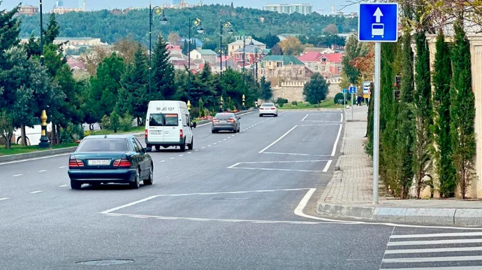 Bu yollarda nişanlanma işləri davam etdirilir FOTO