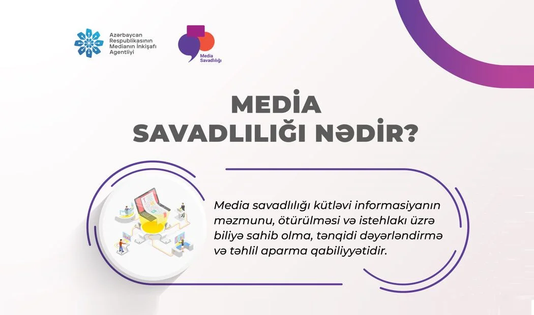 Media savadlılığına aid sualların cavabı burada