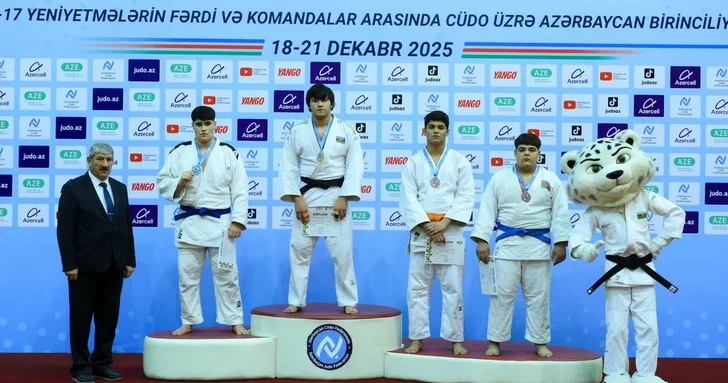 Завершилась индивидуальная борьба на первенстве Азербайджана по дзюдо U17
