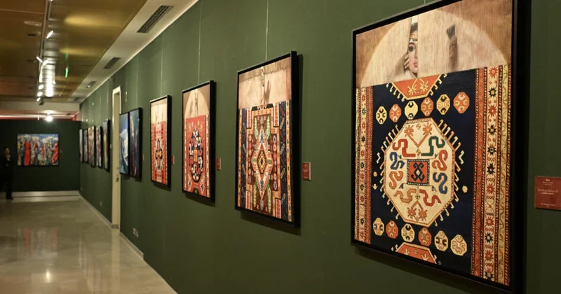 В Баку открылась персональная выставка художника Эмиля Азиза Орнамент и силуэт ФОТО