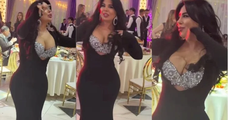 Dar libas, dekolte...: “Pişik Günel” sosial şəbəkəni qarışdırdı VİDEO