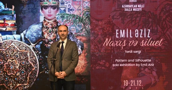 В Баку открылась выставка Эмиля Азиза о культурном наследии Карабаха в современном искусстве