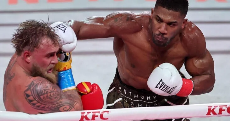 Энтони Джошуа нокаутировал Джейка Пола и бросил вызов Тайсону Фьюри ВИДЕО