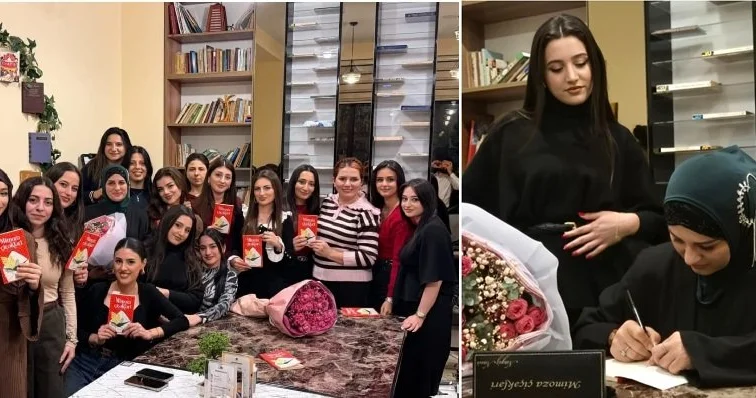 Gənc şairə Nərgiz Nasirlə imza günü və oxucu görüşü təşkil olunub