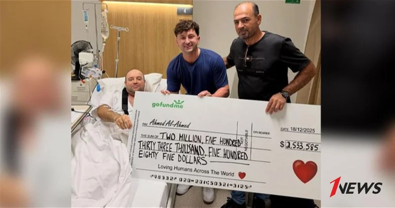 Австралиец, обезоруживший одного из террористов в Сиднее, получил чек на $2,5 млн