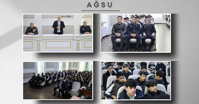 Gələcəyin kursantları ilə görüşlər davam etdirilir FOTOLAR