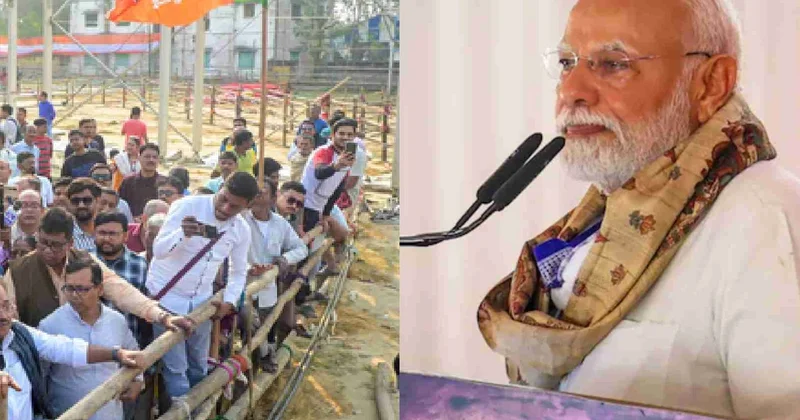 Narendra Modinin vertolyotu mitinq keçirilən yerə enə bilmədi