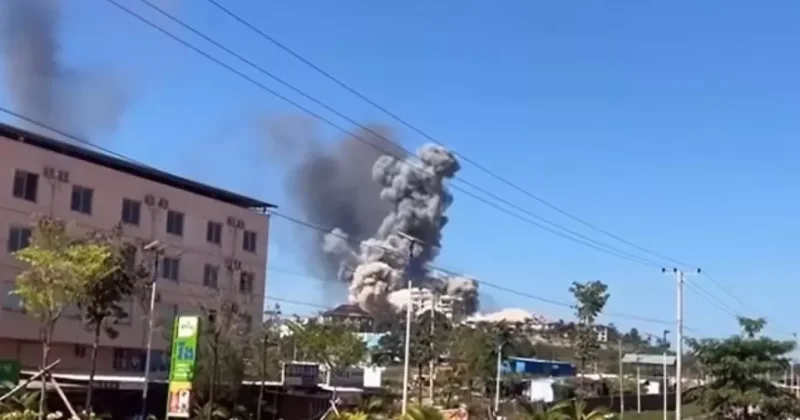 ВВС Таиланда бомбят военный объект Камбоджи