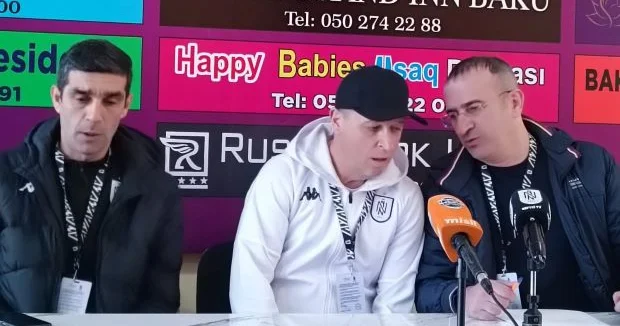 Neftçi nin baş məşqçisi oxşar forma ilə meydana çıxmalarını belə cavablandırdı VİDEO