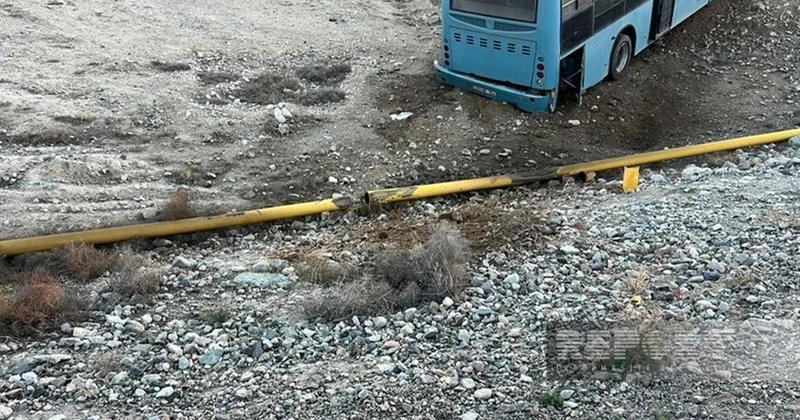 Ordubadda avtobus qaz kəmərini zədələyib, abonentlər istiliksiz qalıb